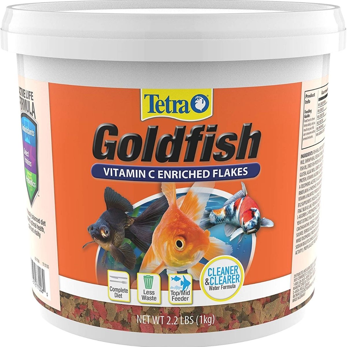 Black Moor Goldfish Food Tetra Goldfish Flakes