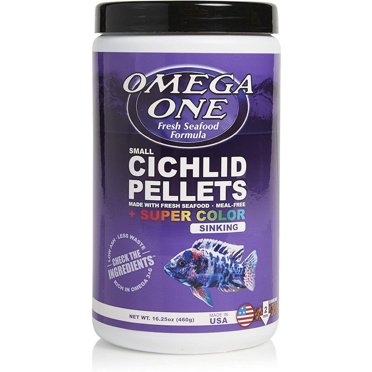 The Best Cichlid Food Option: Omega One Super Color Cichlid Pellets Sinking