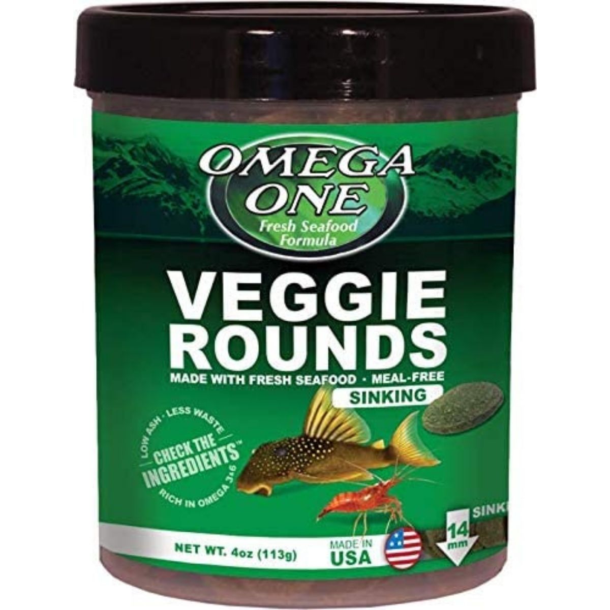 The Best Cichlid Food Option: Omega One Veggie Rounds