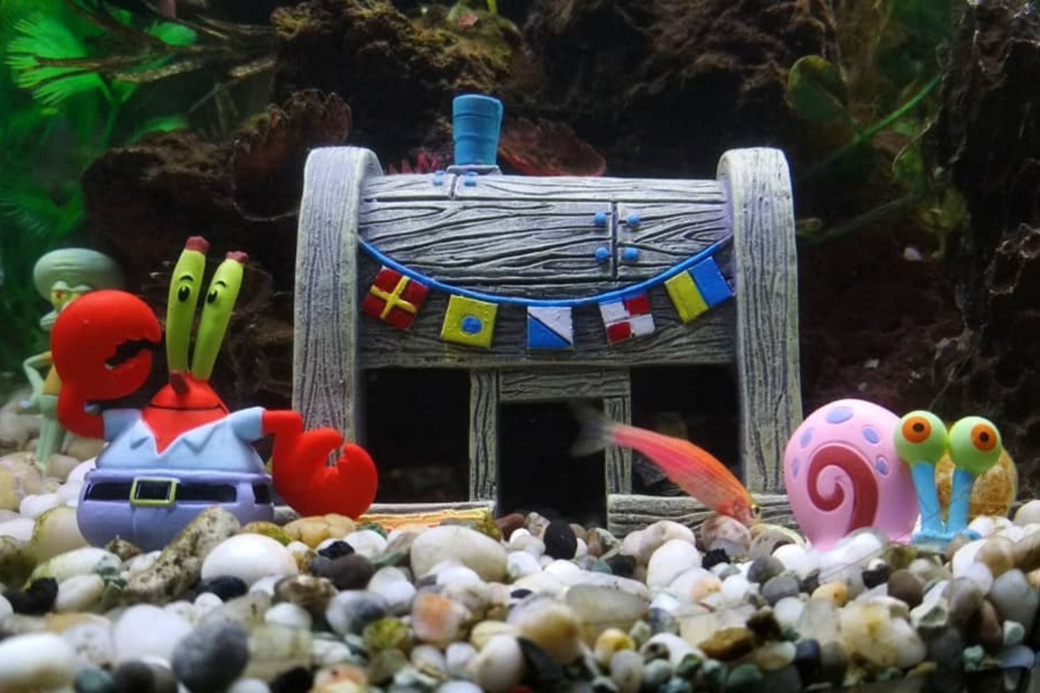 Best Spongebob Aquarium Decorations Mr Kraps