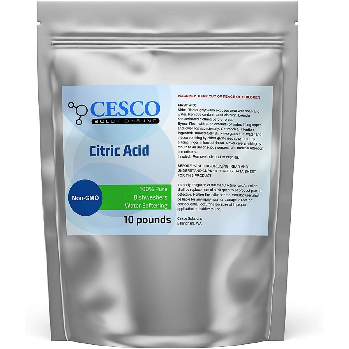 The Best CO2 Reactor Option: Cesco Solutions Citric Acid