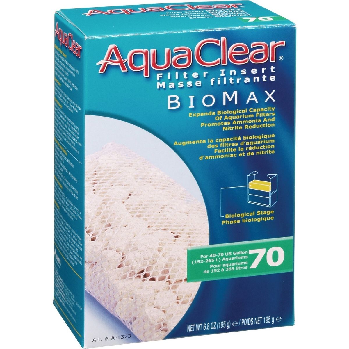The Best Biological Filter Media Options: AquaClear Biomax Filter Insert