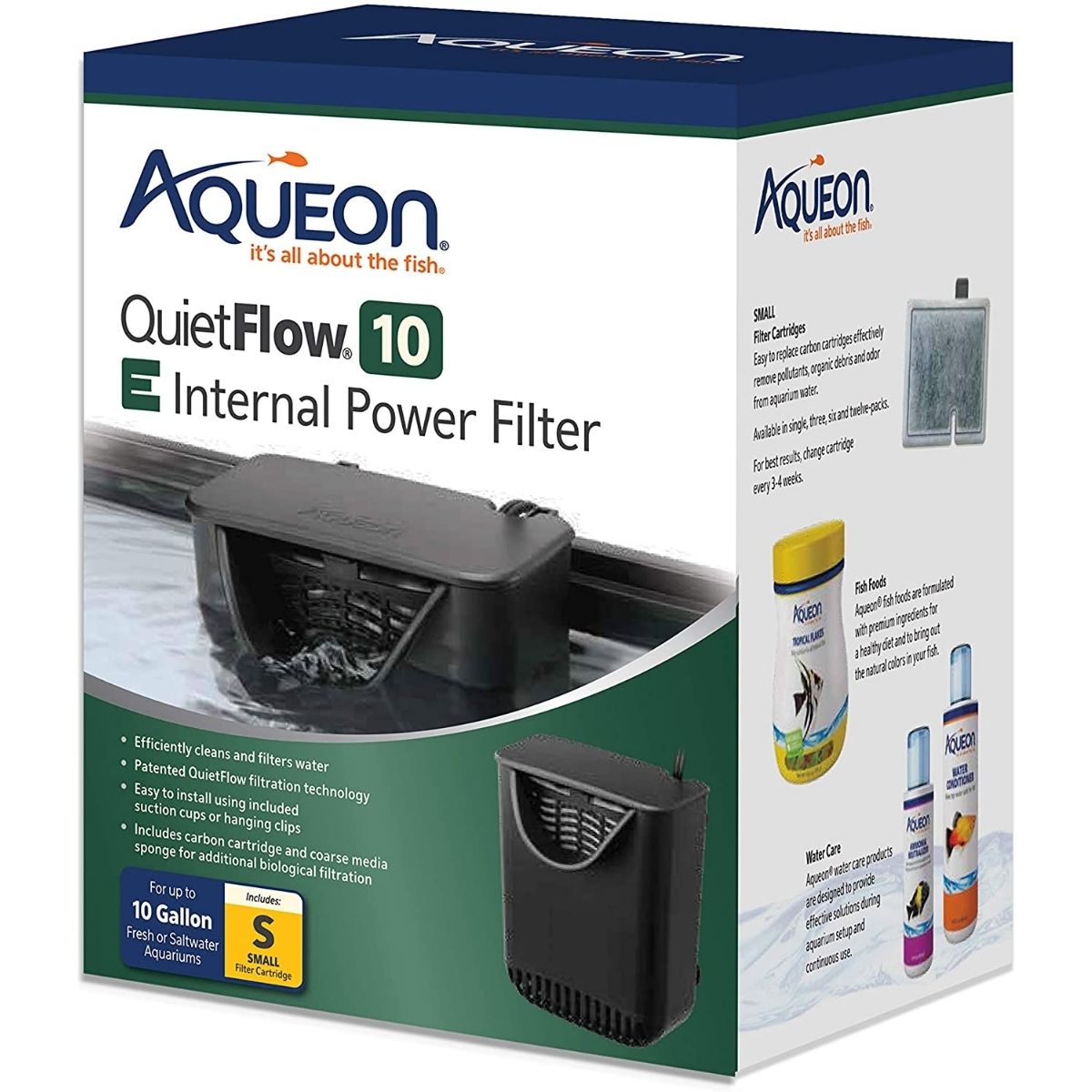 The Quietest aquarium filters options: Aqueon Quietflow E Internal
