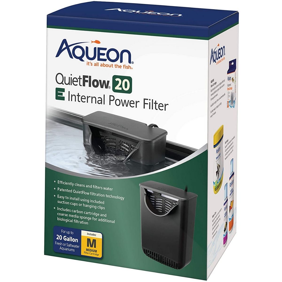 The best internal aquarium filters Aqueon QuietFlow E Small Internal Filter