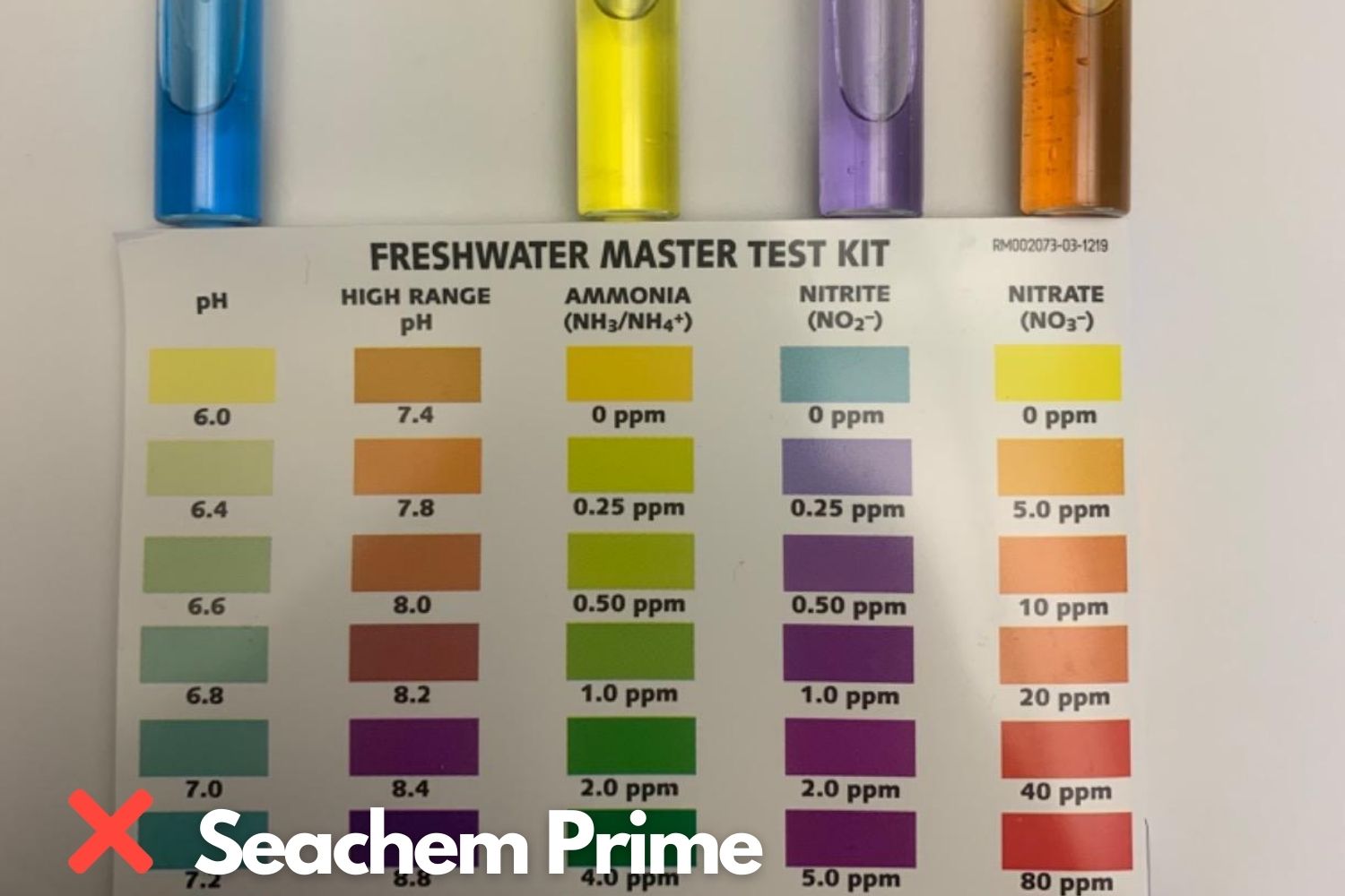 water condition before applying seachem prime