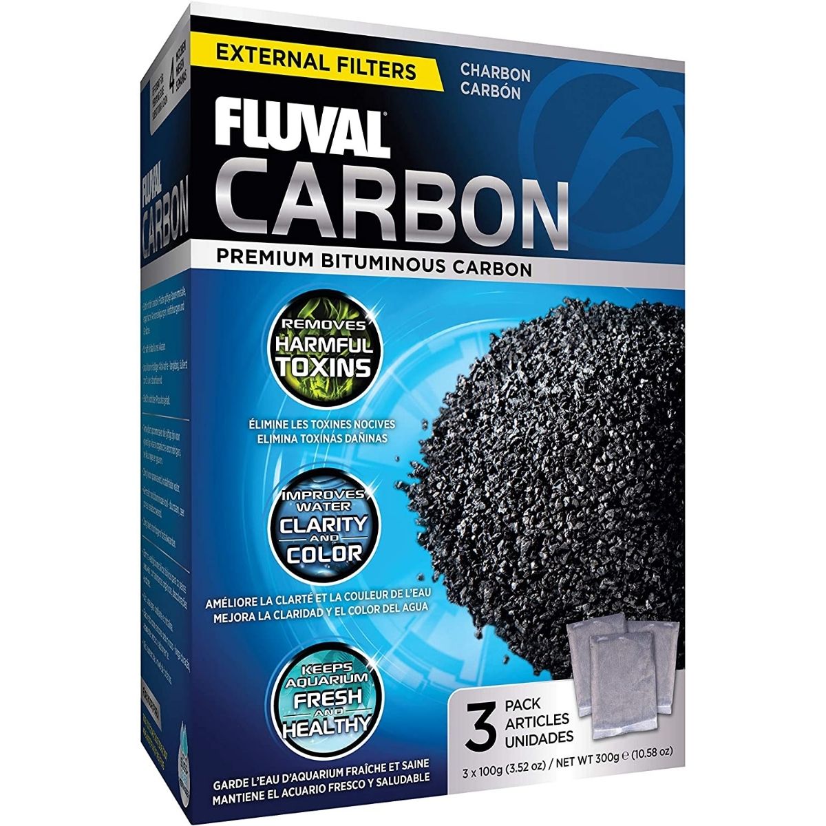 fluval carbon filter media for aquariums