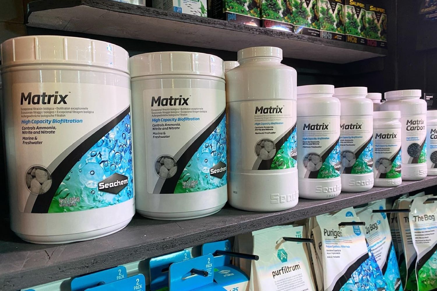 seachem matrix bio filter all products