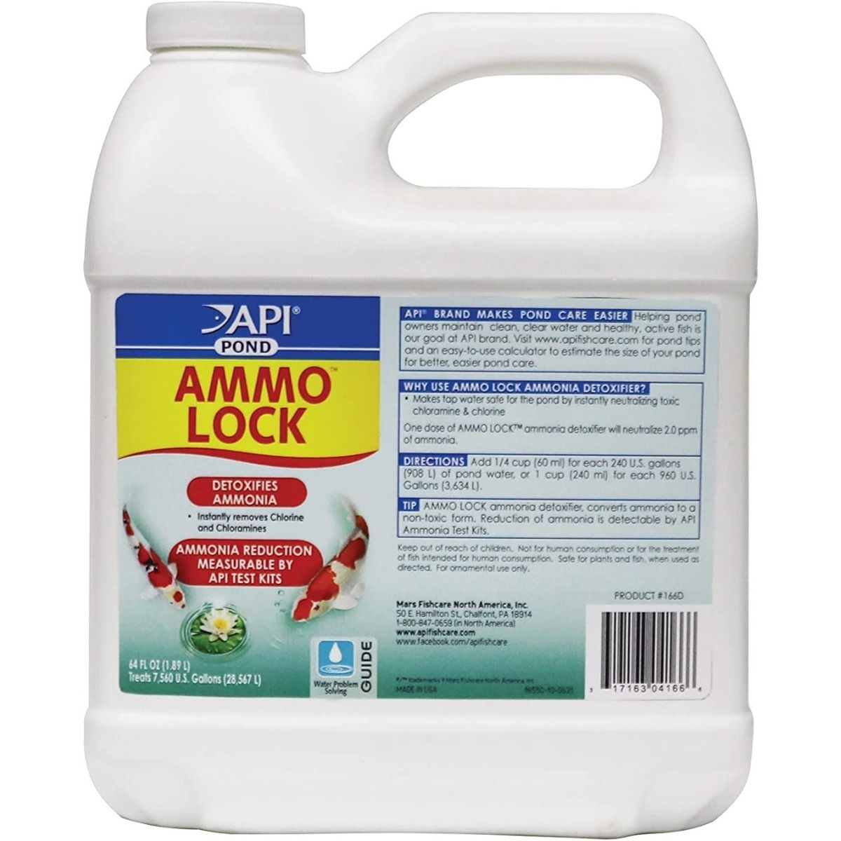 The Best Nitrate Remover Option: API POND AMMO-LOCK Ammonia detoxifier
