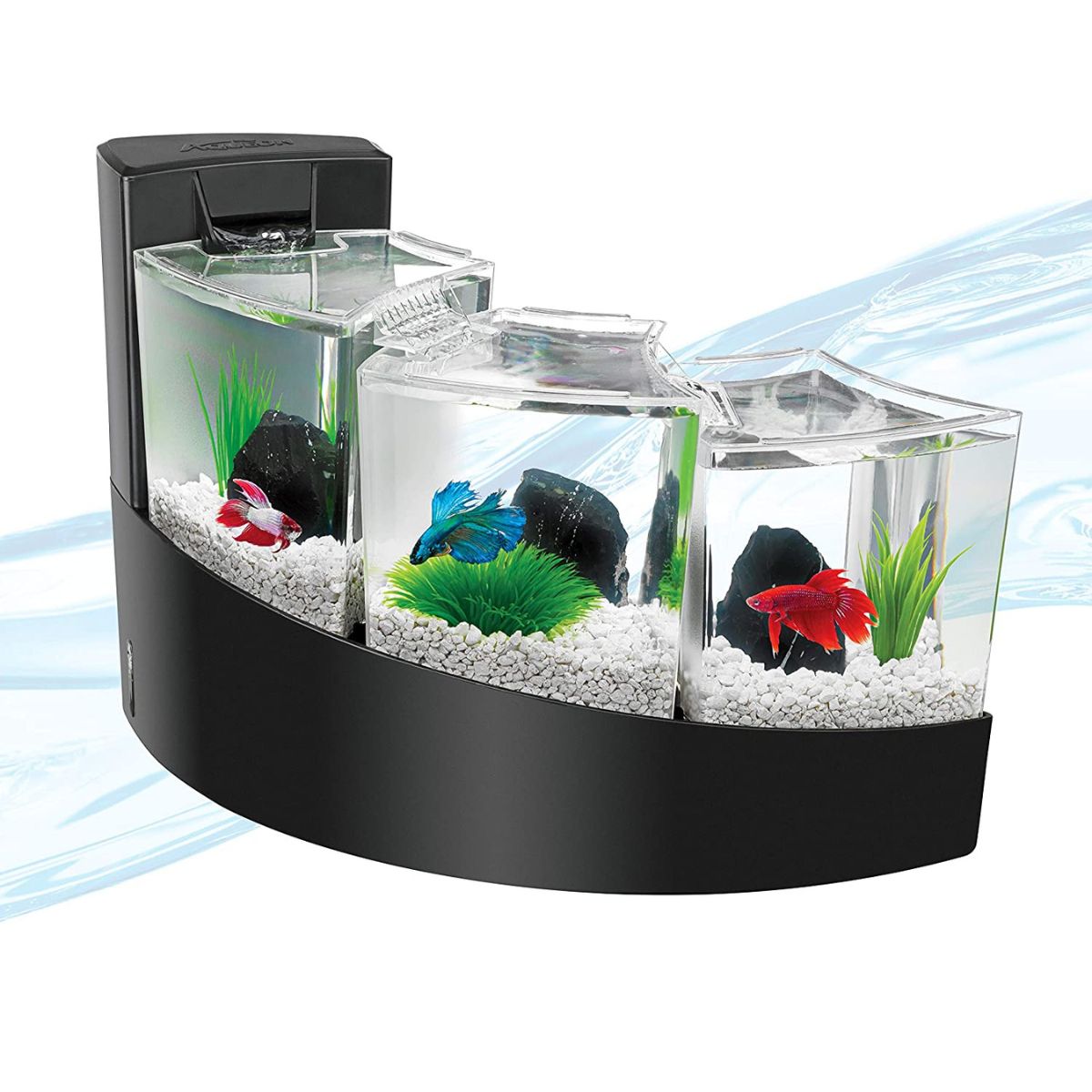 The Best Betta Fish Tanks Options: Aqueon Betta Falls Kit